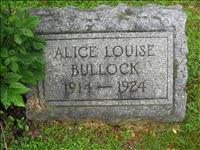 Bullock, Alice Louise